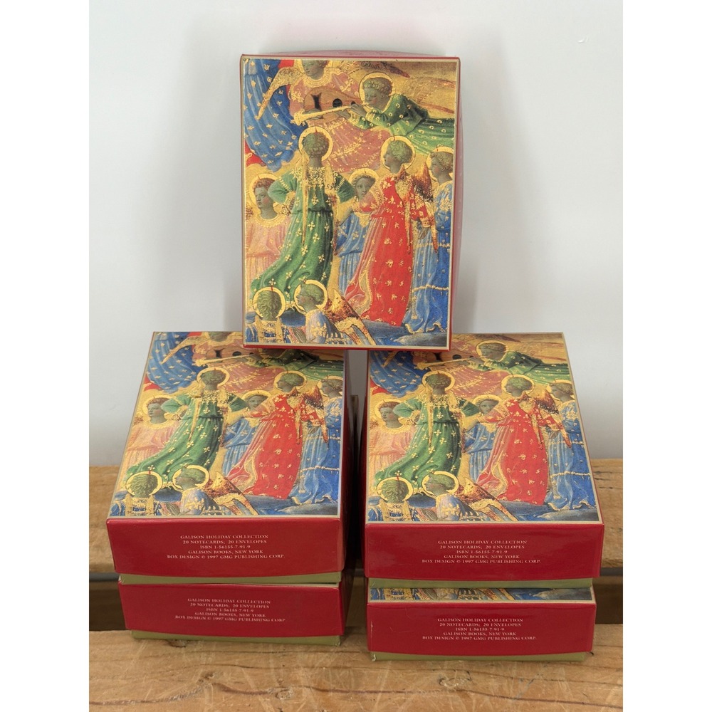 Galison‎ Fra Angelico Holiday Notecards 100 Count Boxed Christmas Cards 1997 New